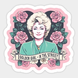 Blanche In The Street Sticker